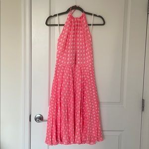 Vineyard Vines silk halter top dress